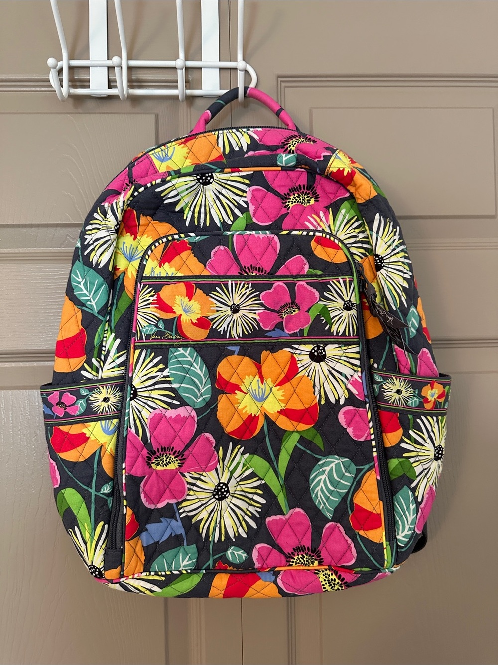 Vera Bradley Quilted Floral Multi-Color Backpack